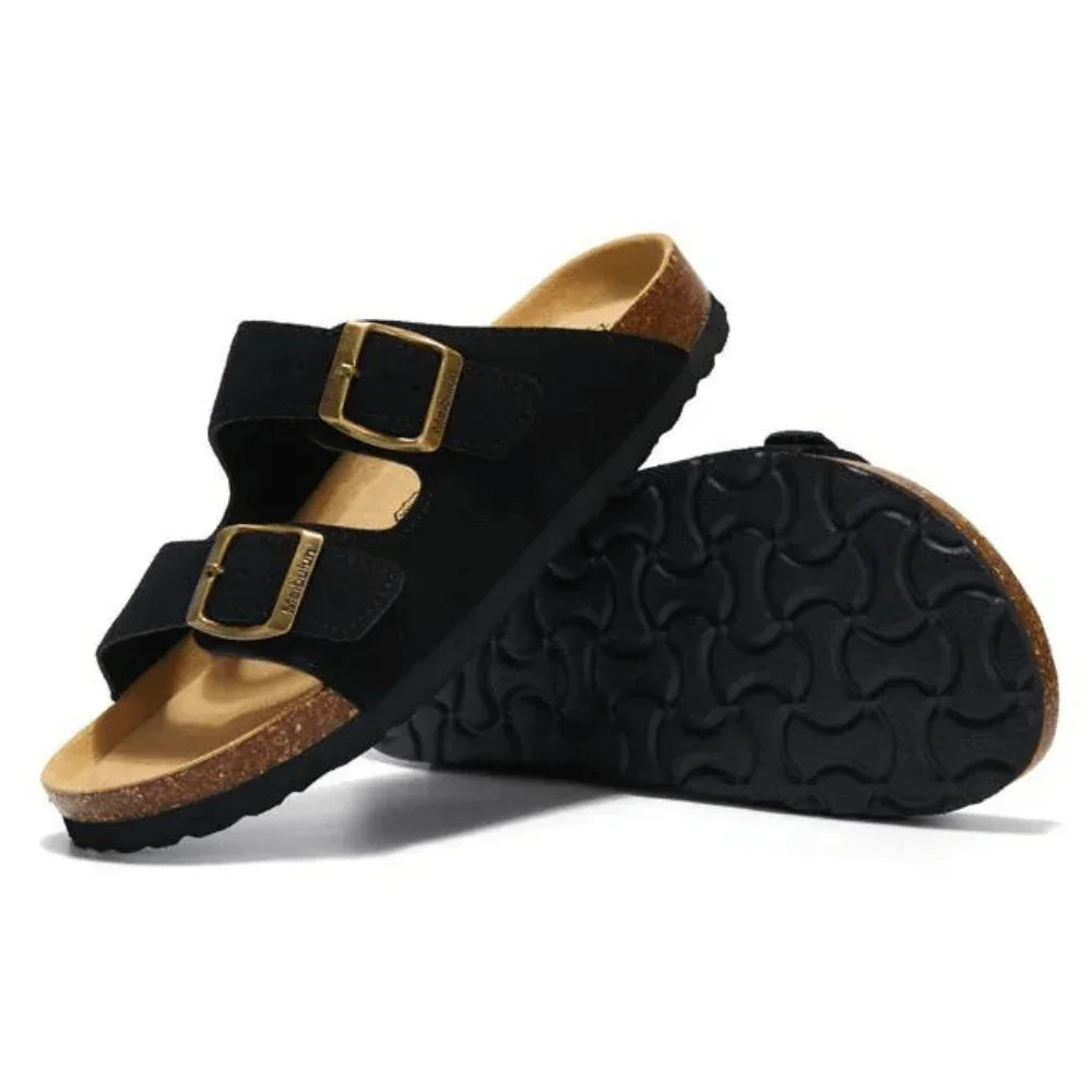 St. James - Maibulun Sandalia in Carmocio Premium – Nera