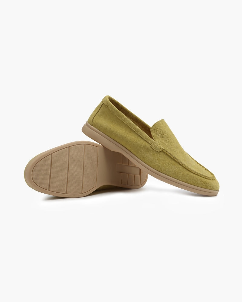 St. James – Mocassino Camoscio Confortevole - Verde Chiaro