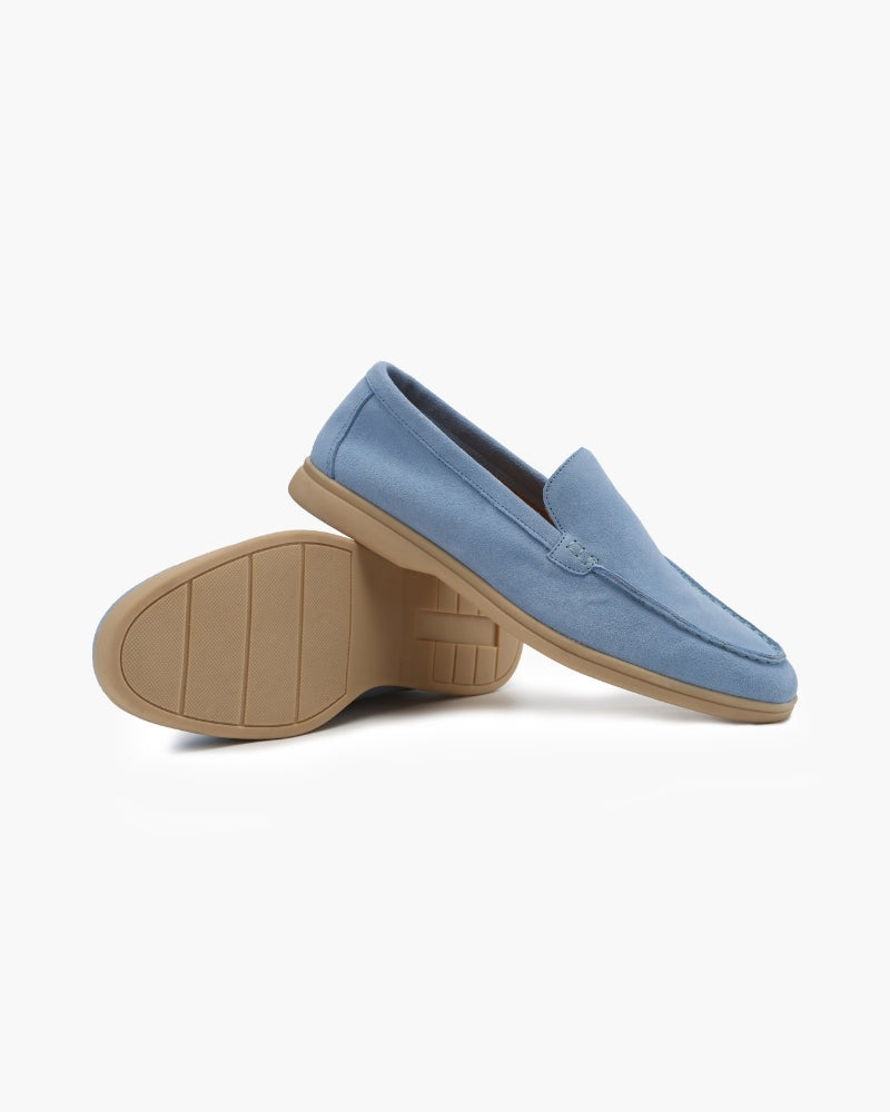 St. James – Mocassino Camoscio Confortevole - Blu Ciello