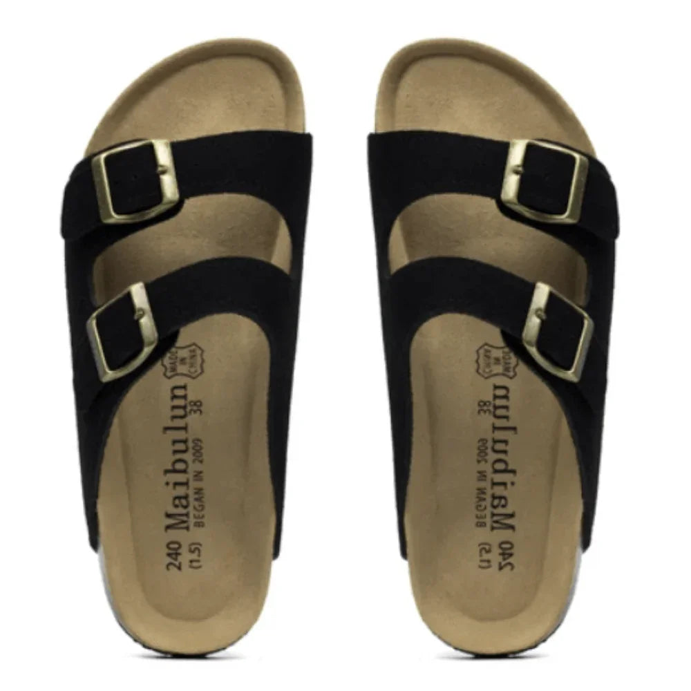 St. James - Maibulun Sandalia in Carmocio Premium – Nera