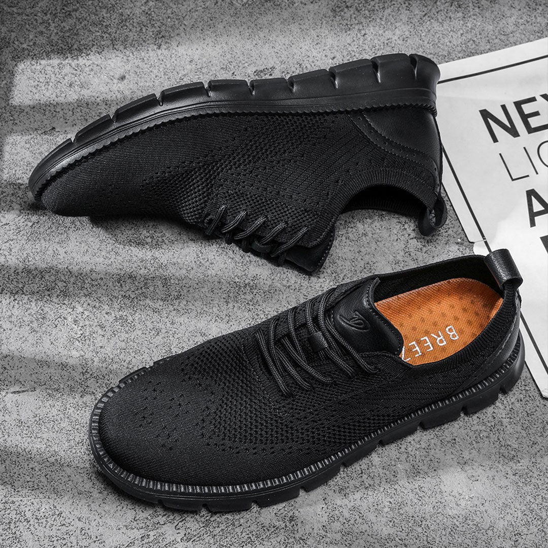 St. James - Flexknit Sneaker Comode ed Eleganti - Nero