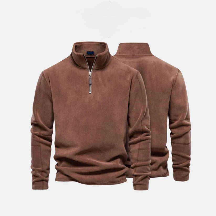 RL Men’s Premium Fleece Quarter-Zip Jacket
