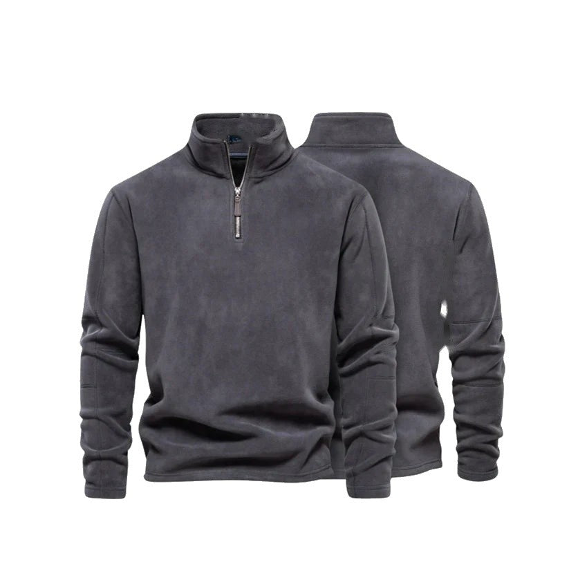 RL Men’s Premium Fleece Quarter-Zip Jacket
