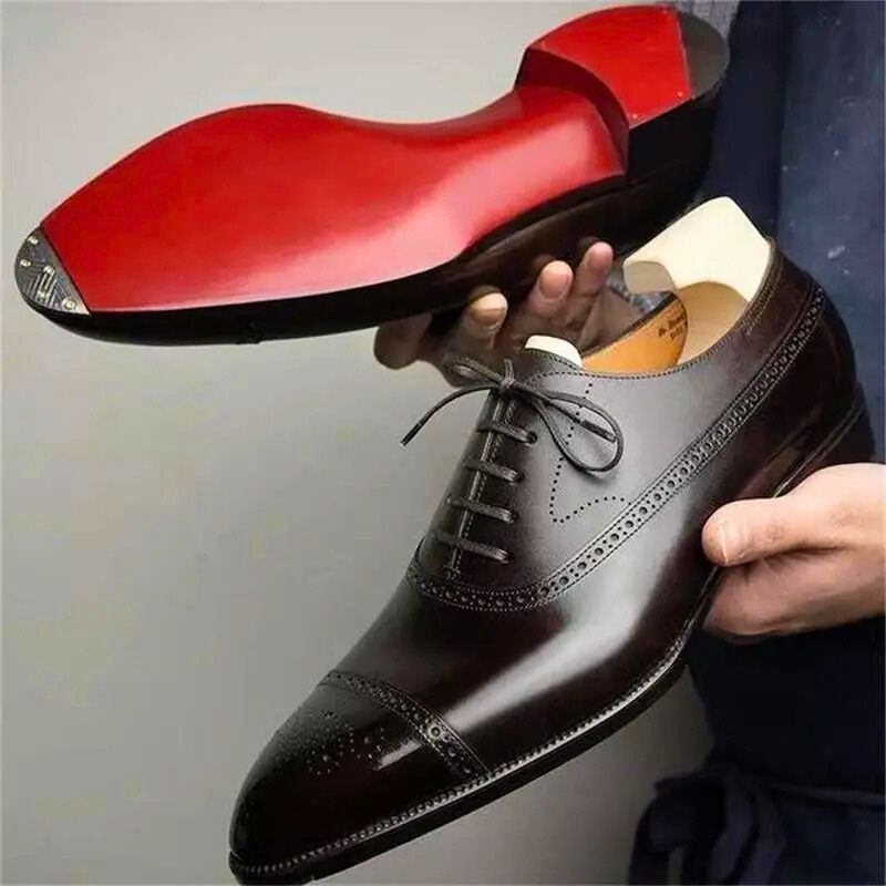 St. James - Oxford Royal Scarpe Eleganti in Pelle Premium – Nero