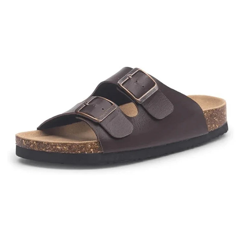 St. James - Birken Sandalia in Pelle Premium – Marrone