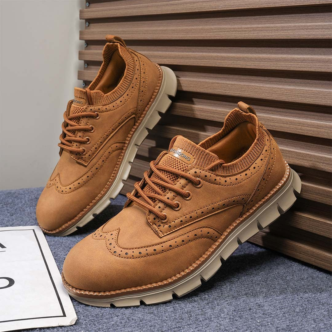 St. James - Atlas Sneakers da Uomo Comode ed Eleganti – Caramello