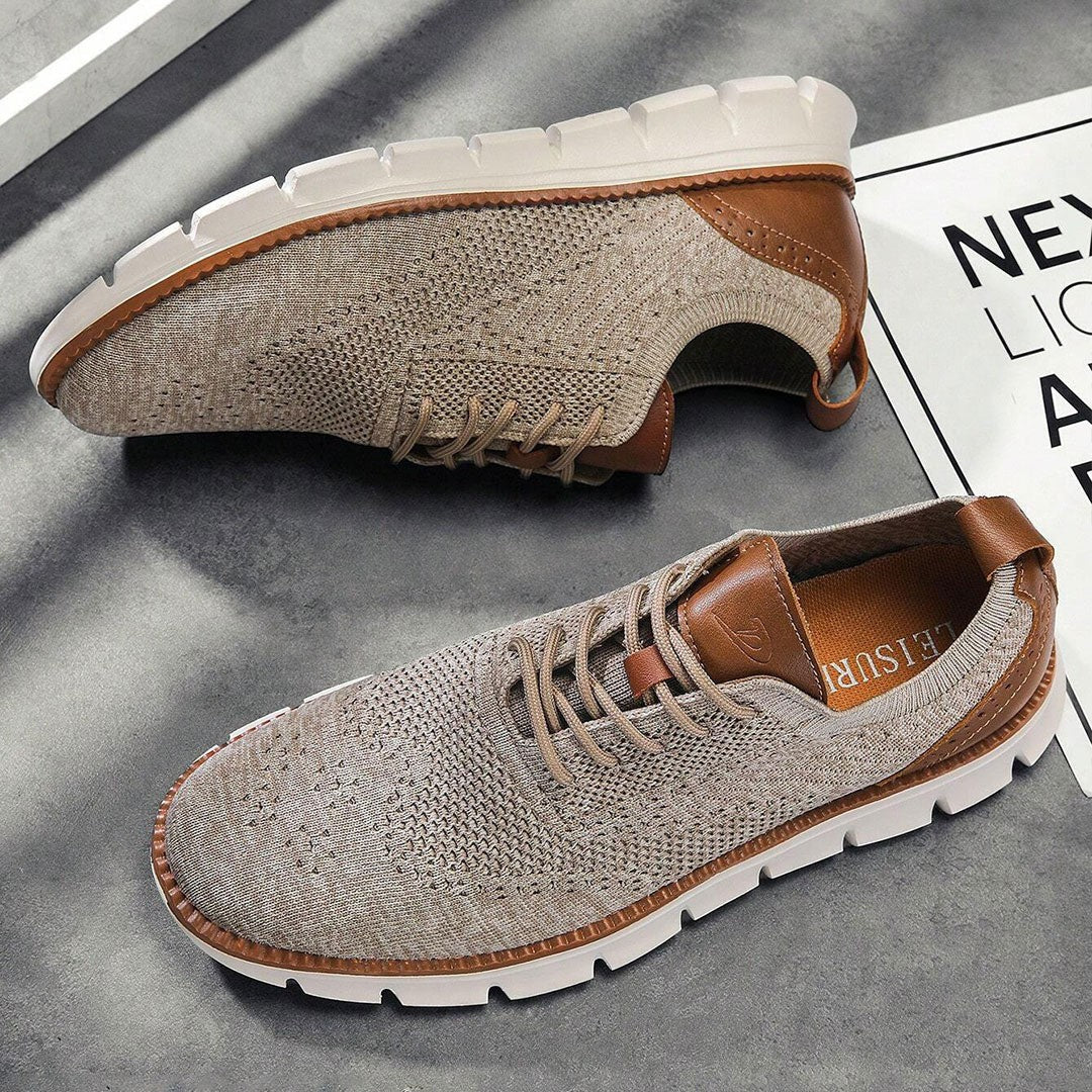 St. James - Flexknit Sneaker Comode ed Eleganti per Tutti i Giorni - Marrone