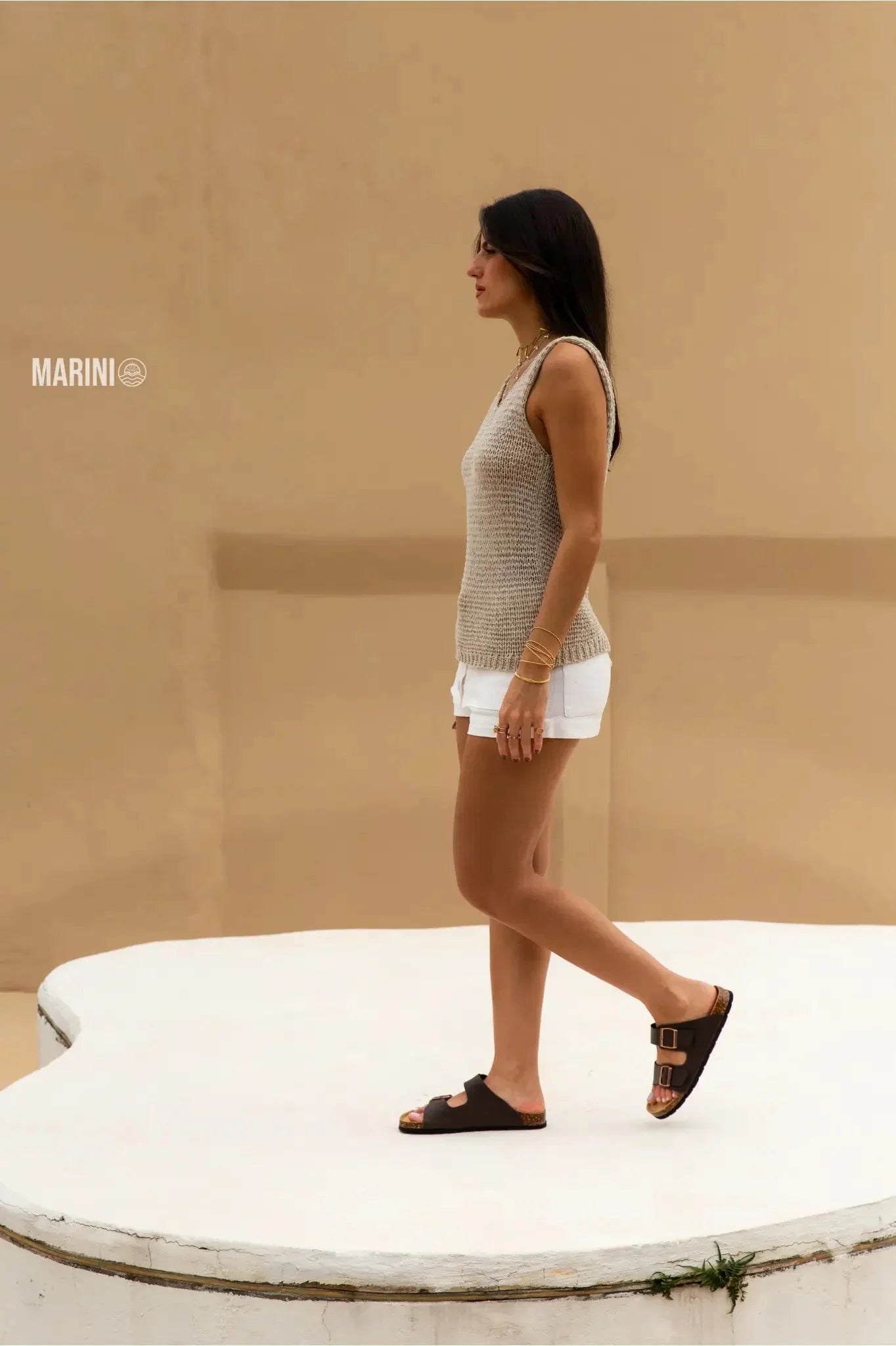 St. James - Birken Sandalia in Pelle Premium – Marrone