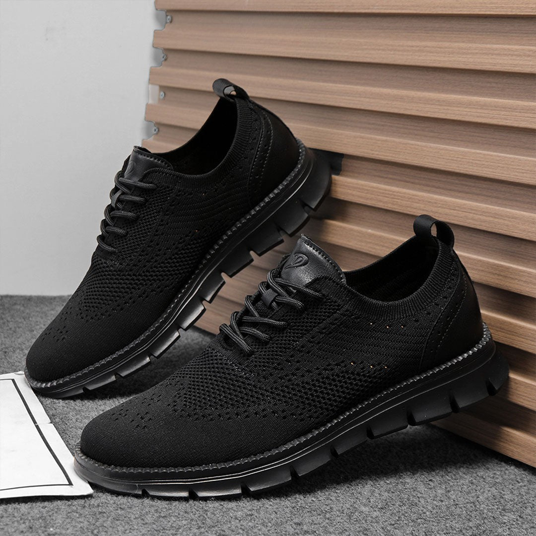 St. James - Flexknit Sneaker Comode ed Eleganti - Nero