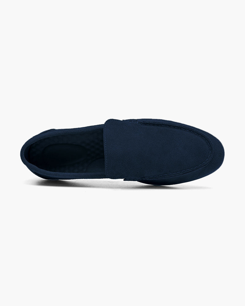 St. James – Mocassino Camoscio Confortevole - Blu Marino