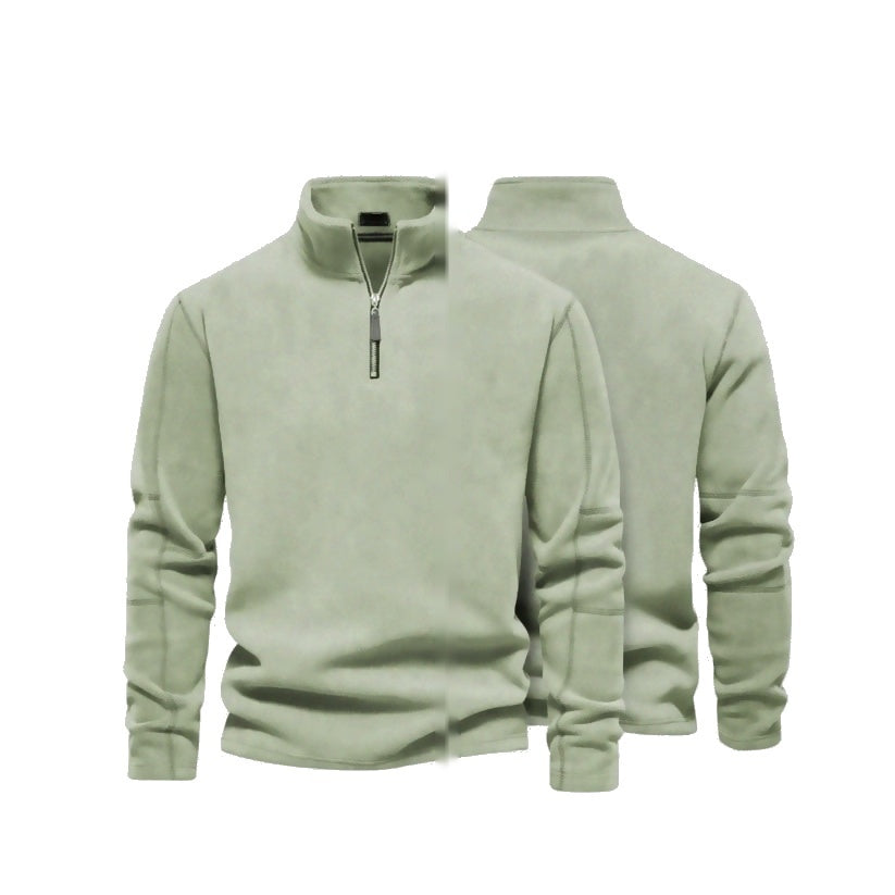 RL Men’s Premium Fleece Quarter-Zip Jacket