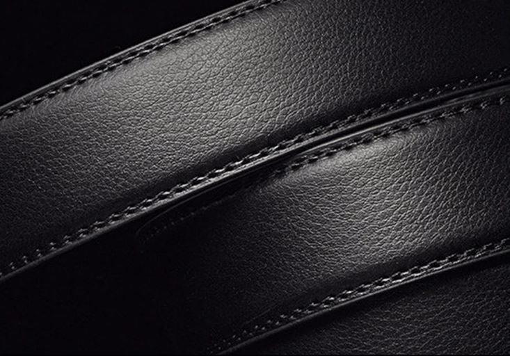 St. James - Cintura in Pelle Premium Ultra-elegante e Flessibile - Nero