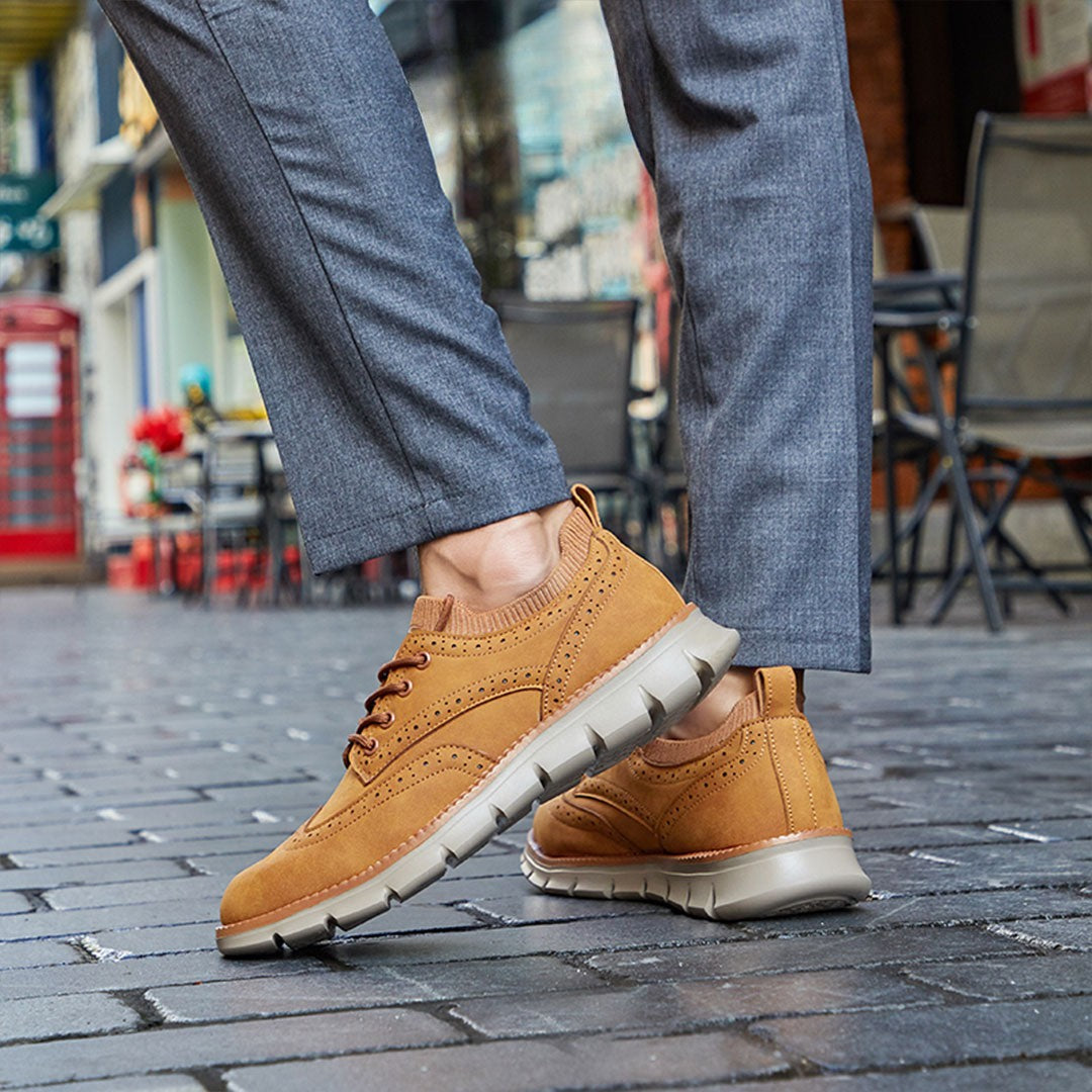 St. James - Atlas Sneakers da Uomo Comode ed Eleganti – Caramello