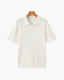 St. James - Ribbed Camicia Polo in Maglia Premium – Bianco