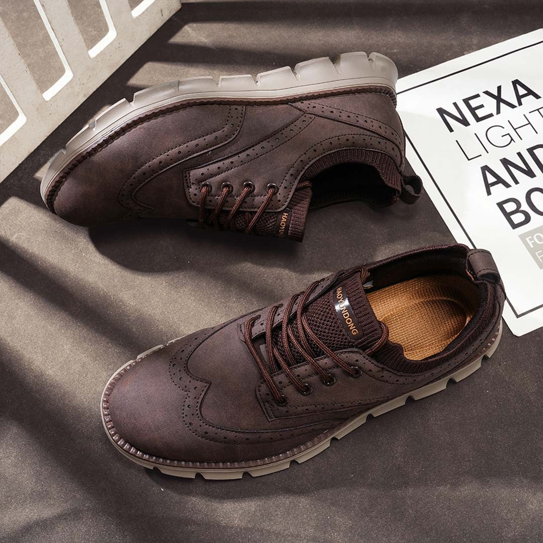 St. James - Atlas Sneakers da Uomo Comode ed Eleganti – Marrone