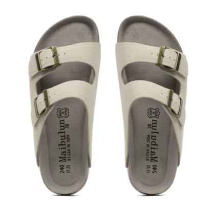 St. James - Maibulun Sandalia in Pelle Premium – Crema