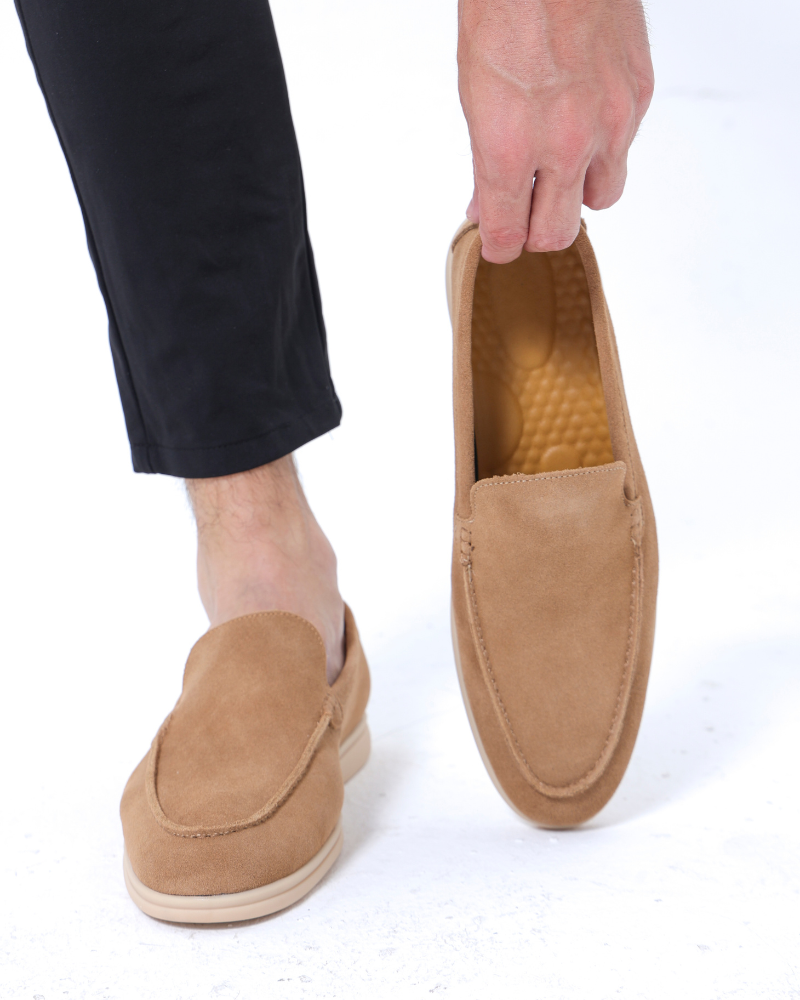 St. James – Mocassino Camoscio Confortevole - Caramello
