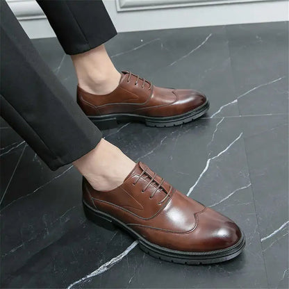 St. James - Scarpe in Vera Pelle Lucida Eleganti & di Lusso - Marrone