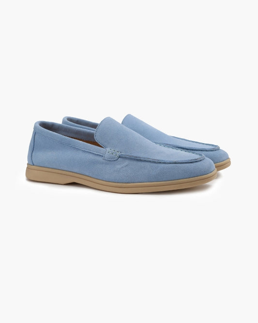 St. James – Mocassino Camoscio Confortevole - Blu Ciello