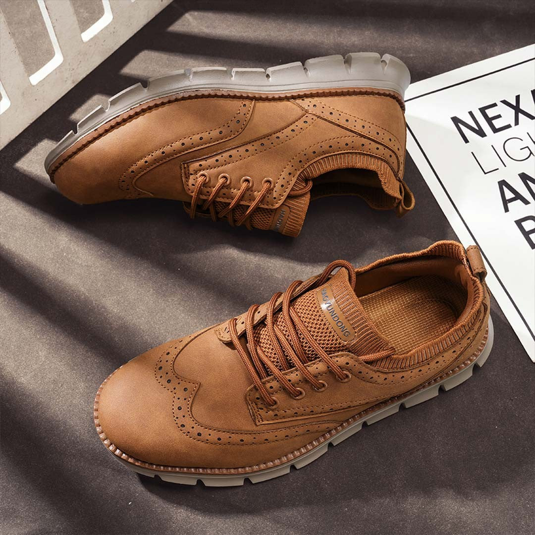 St. James - Atlas Sneakers da Uomo Comode ed Eleganti – Caramello
