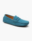 St. James – Mocassino Elegante in Camoscio Premium – Blu Oceano