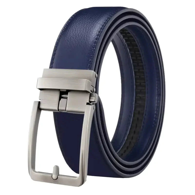 St. James - Cintura in Vera Pelle di Lusso Ultra-elegante - Blu