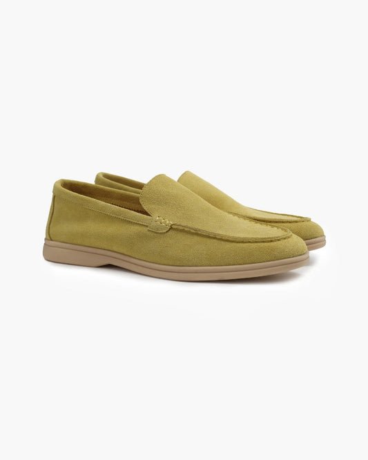 St. James – Mocassino Camoscio Confortevole - Verde Chiaro