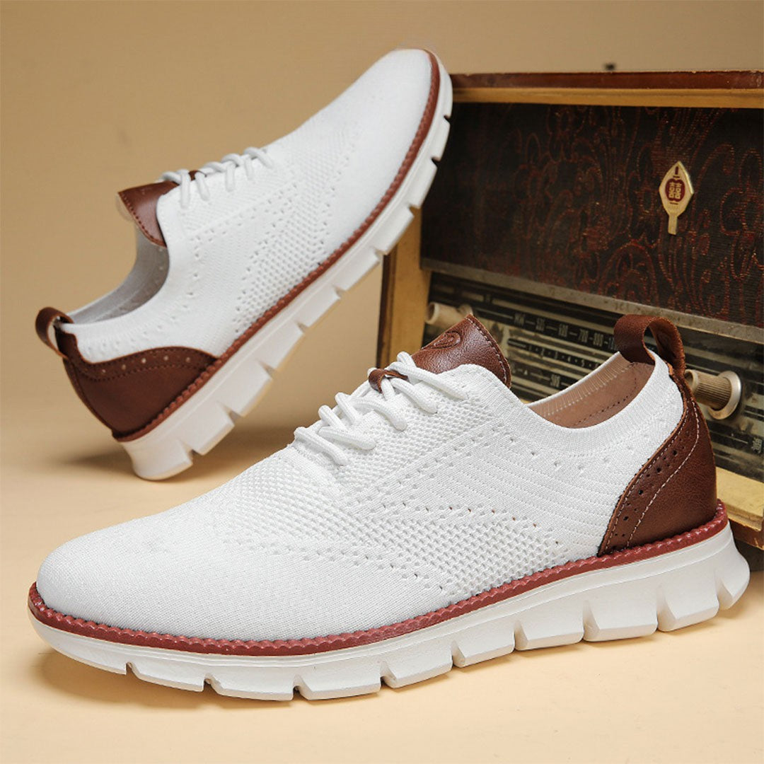 St. James - Flexknit Sneaker Comode ed Eleganti per Tutti i Giorni - Bianco