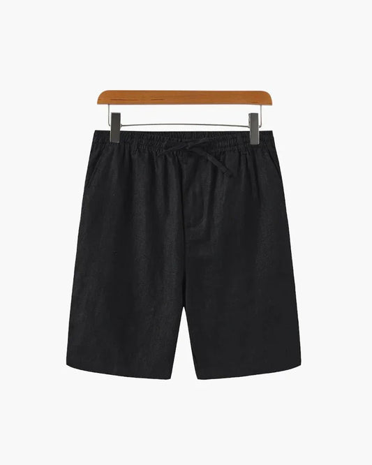 St. James - Casablanca Short in Lino Premium – Nero