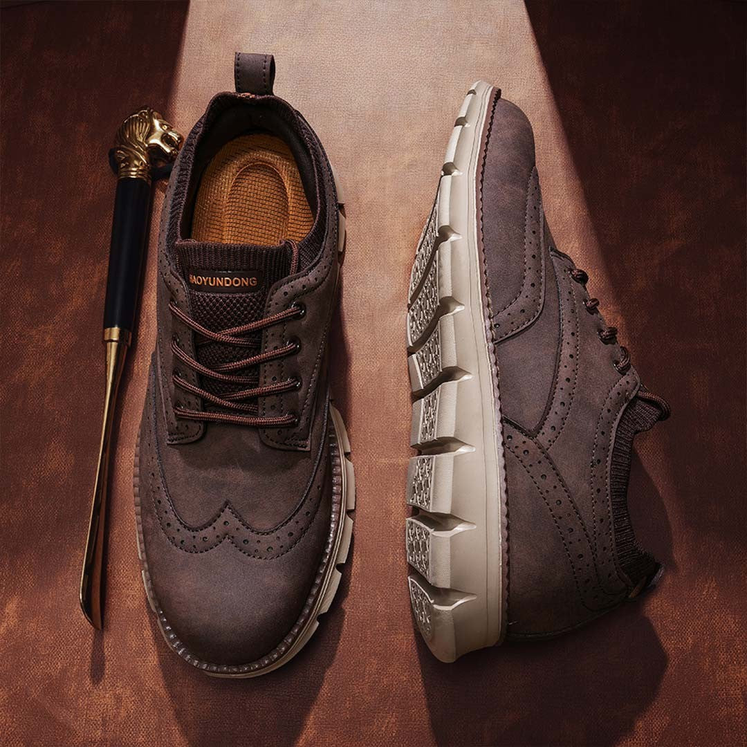 St. James - Atlas Sneakers da Uomo Comode ed Eleganti – Marrone
