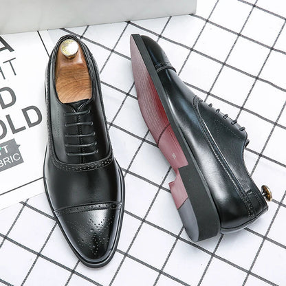 St. James - Oxford Royal Scarpe Eleganti in Pelle Premium – Nero