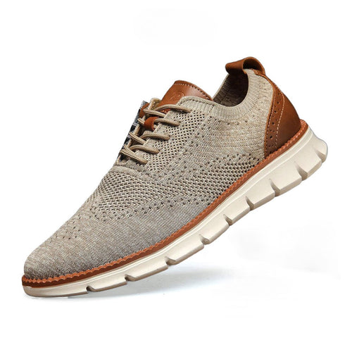 St. James - Flexknit Sneaker Comode ed Eleganti per Tutti i Giorni - Marrone