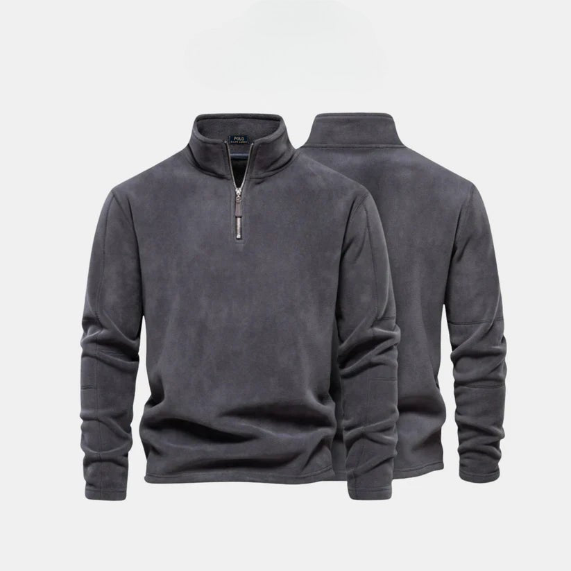 RL Men’s Premium Fleece Quarter-Zip Jacket