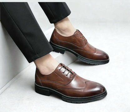 St. James - Scarpe in Vera Pelle Lucida Eleganti & di Lusso - Marrone