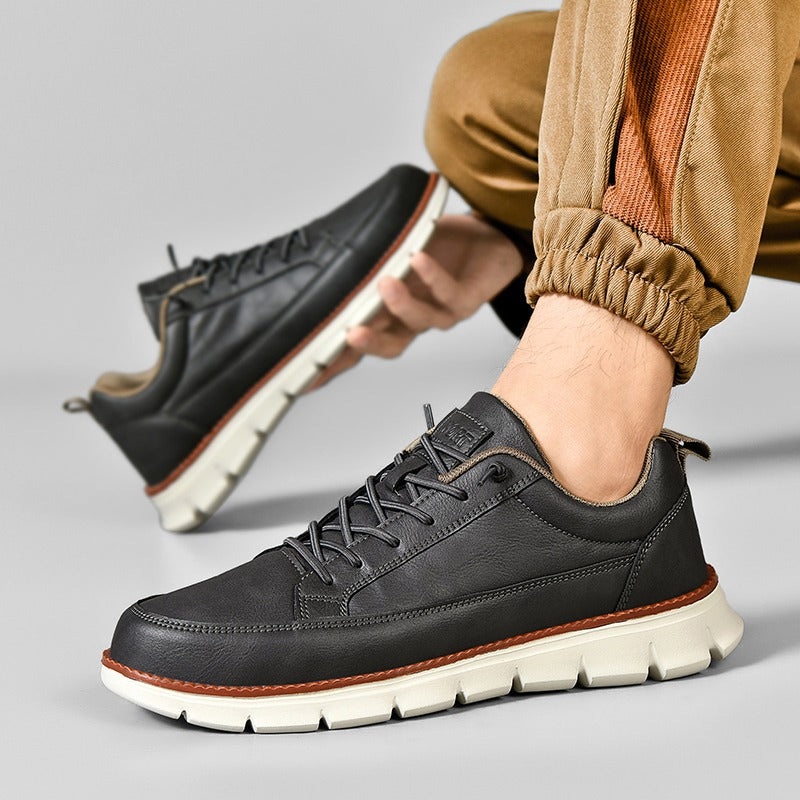 St. James - Qualità Premium Sneakers Uomo Eleganti e Ultraconfortevoli – Grigio Scuro