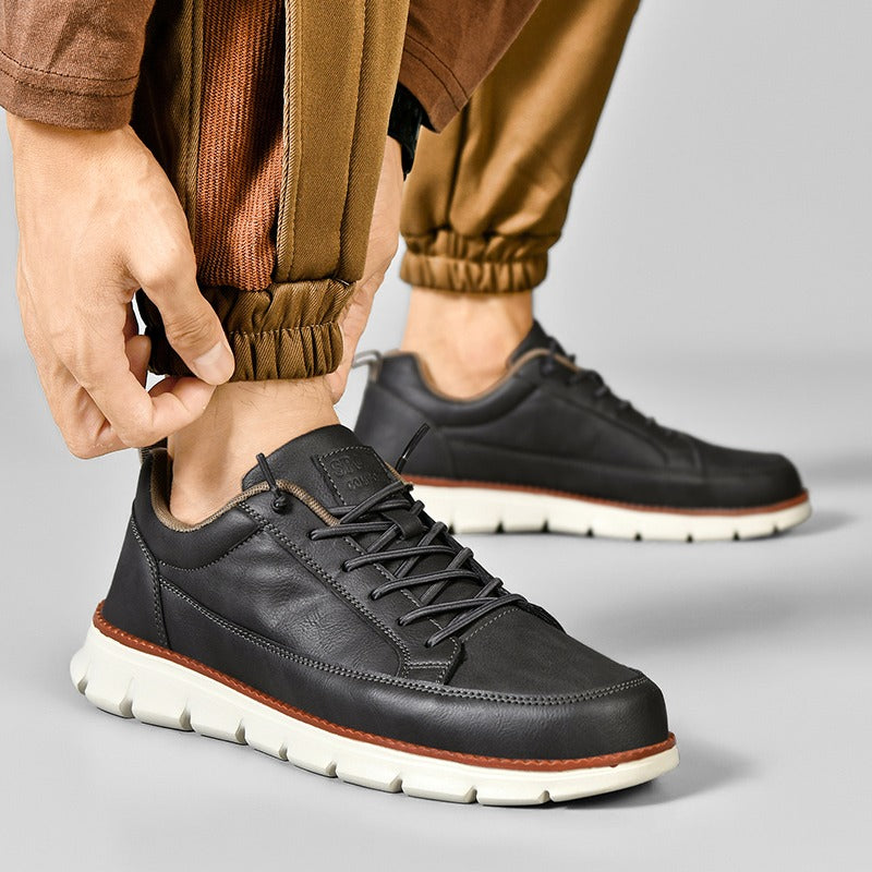 St. James - Qualità Premium Sneakers Uomo Eleganti e Ultraconfortevoli – Grigio Scuro
