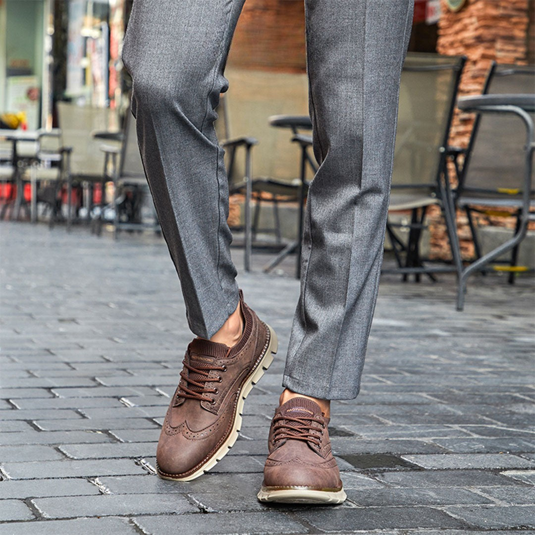 St. James - Atlas Sneakers da Uomo Comode ed Eleganti – Marrone