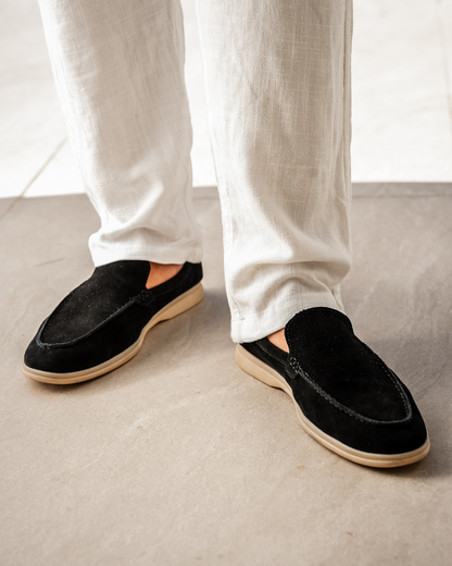 St. James – Mocassino Camoscio Confortevole - Nero