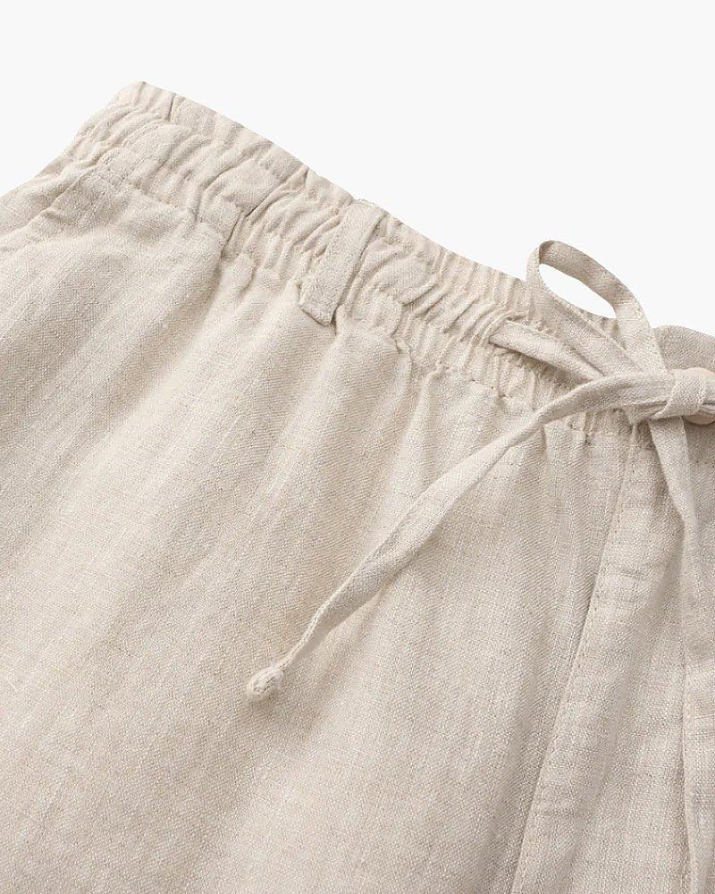 St. James - Casablanca Short in Lino Premium – Beige