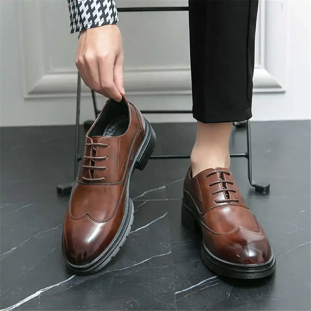 St. James - Scarpe in Vera Pelle Lucida Eleganti & di Lusso - Marrone