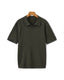 St. James - Ribbed Camicia Polo in Maglia Premium – Verde