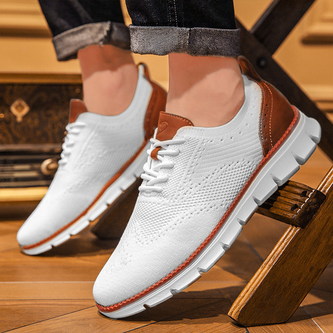 St. James - Flexknit Sneaker Comode ed Eleganti per Tutti i Giorni - Bianco
