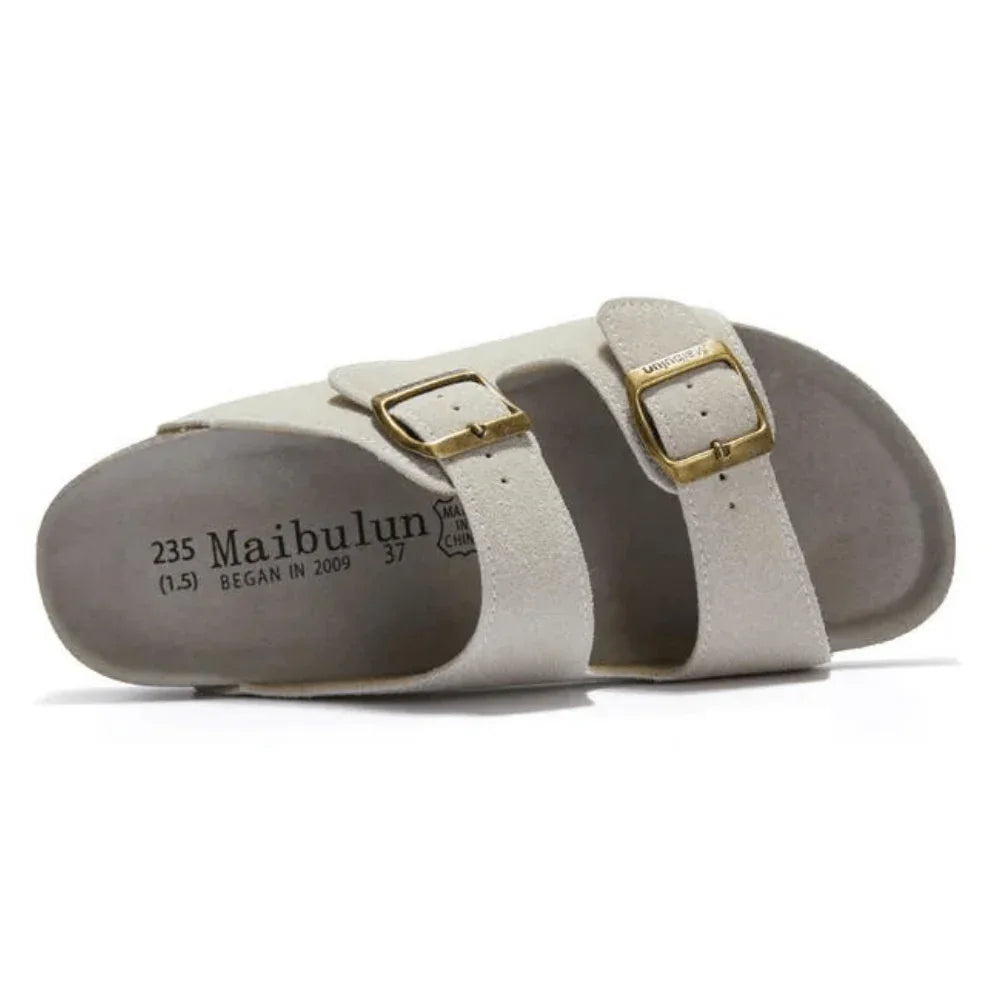 St. James - Maibulun Sandalia in Pelle Premium – Crema
